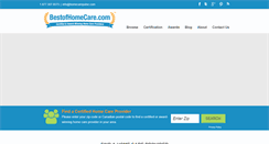 Desktop Screenshot of bestofhomecare.com